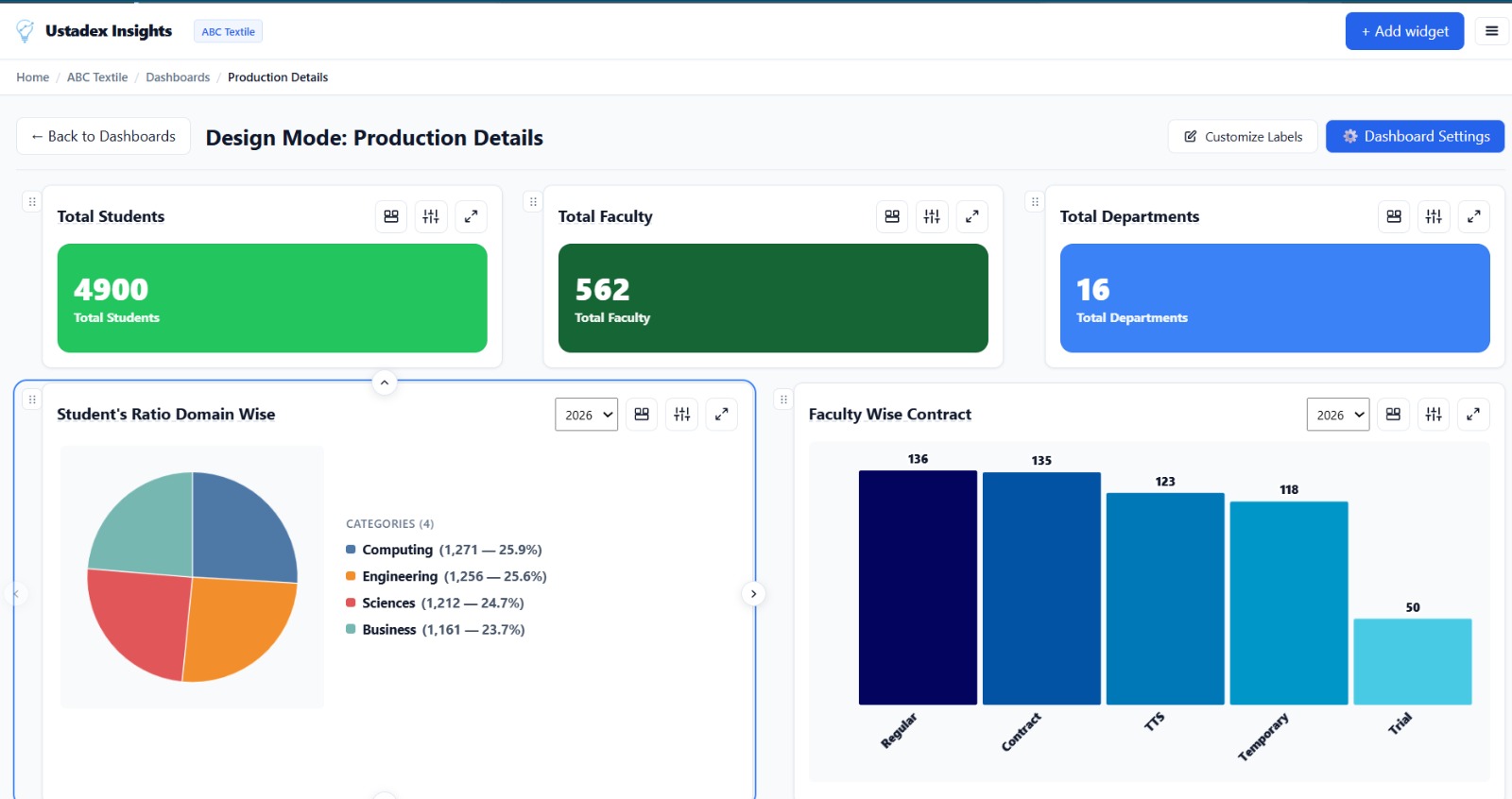 Ustadex Interface Gallery